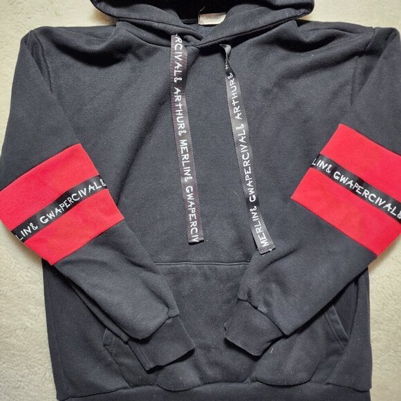 Arthur Merlin Gwapercival Hoodie I Can't Remember Your Face Medium Back Graphic - Picture 3 of 9